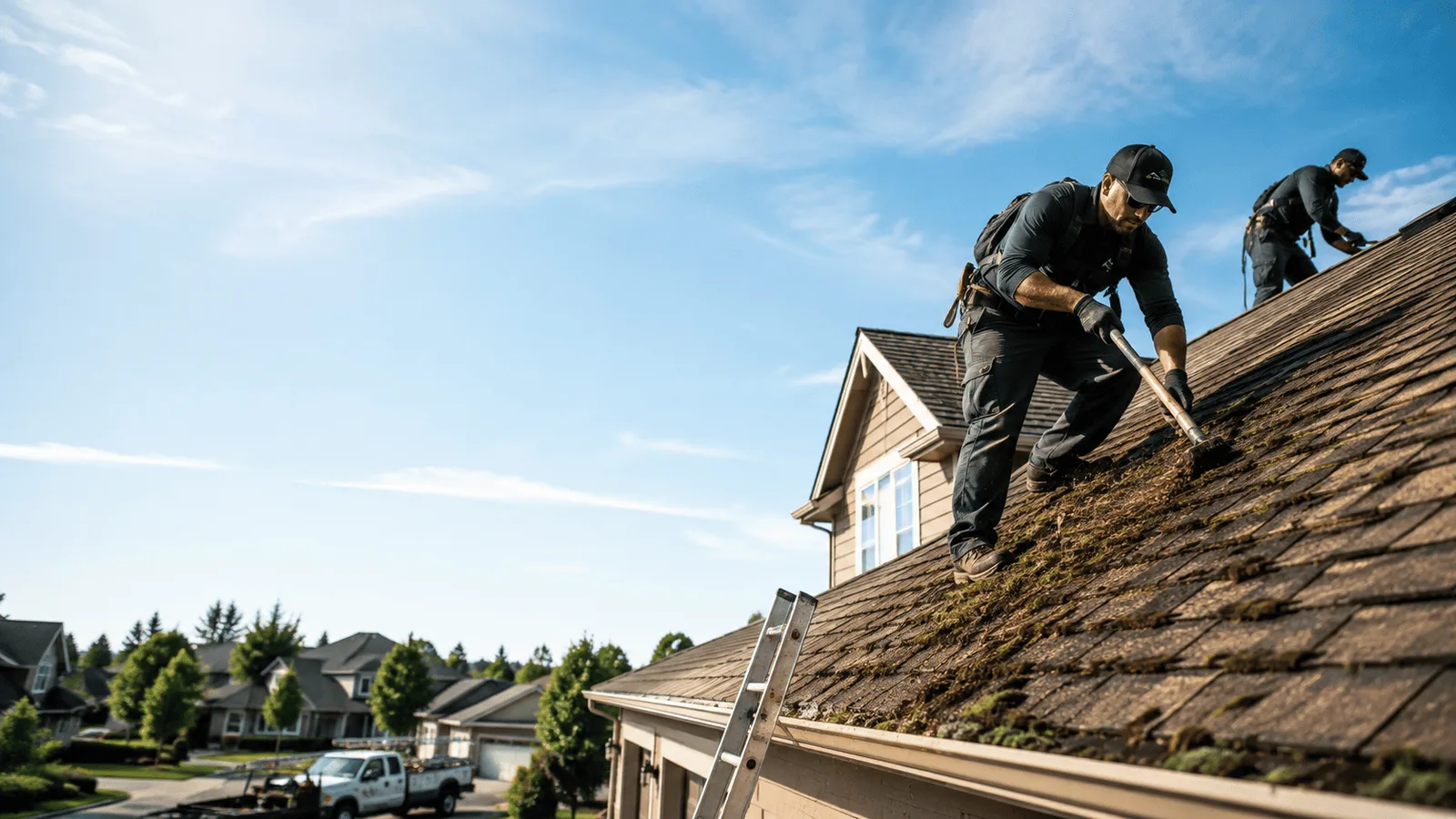Roof Moss Removal in Leesburg, OH near me